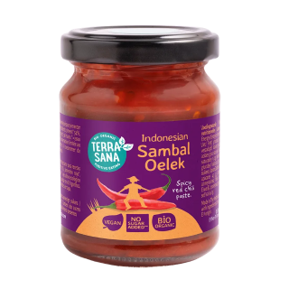 Organic SAMBAL OELEK Hot chilli sauce, 125 g
