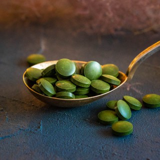 Ekologiškos chlorella tabletės 500 mg