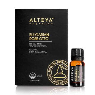 Ekologiškas rožių eterinis aliejus ROSE OTTO PREMIUM GRADE, BIO DAMASCENA, 2.3 ml