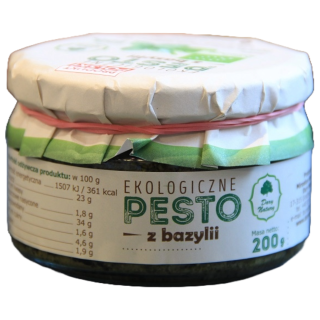 Ekologiškas bazilikų pesto padažas, 200 g