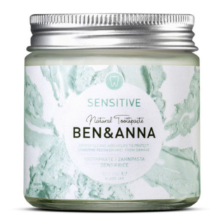 Natūrali dantų pasta jautriems dantims su ramunėlių žiedų ekstraktu, Sensitive BEN&ANNA, 100 ml