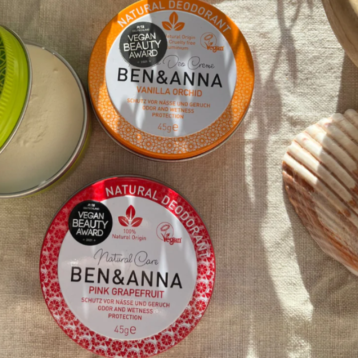 Dezodorantas-kremas VANILLA ORCHID, 45g (Vanilės kvapo) BEN&ANNA