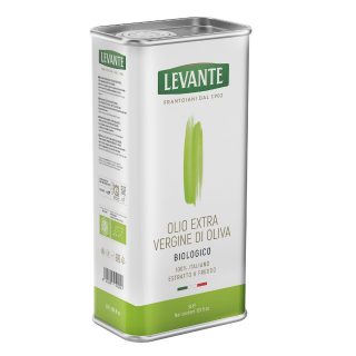 Ekologiškas pirmojo spaudimo alyvuogių aliejus LEVANTE, 3 L