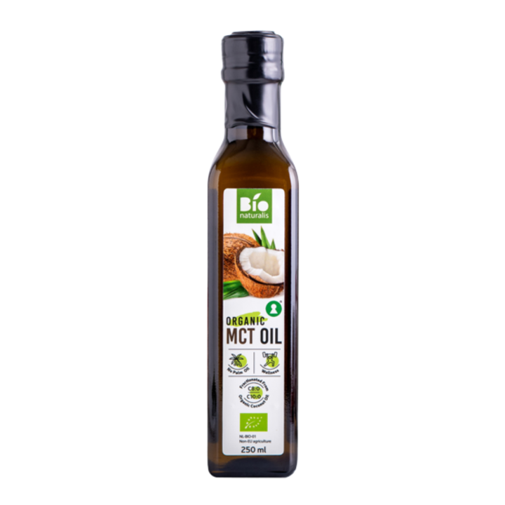 Ekologiškas MCT kokosų aliejus, 250 ml