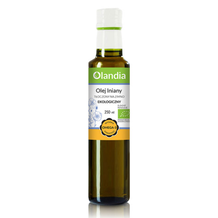 Ekologiškas linų sėmenų aliejus, šalto spaudimo, 250 ml