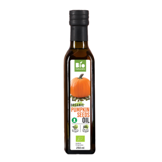Ekologiškas nerafinuotas moliūgų sėklų aliejus, 250 ml