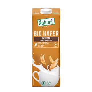 Ekologiškas avižų - sojų gėrimas BARISTA, be pridėtinio cukraus, 1 L, Natumi