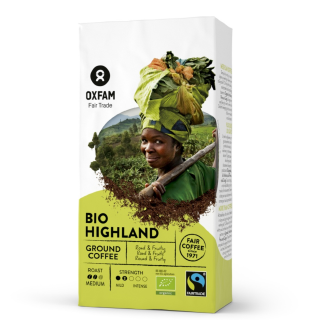 Ekologiška aukštumų malta kava Arabica/Robusta Fair Trade, 250 g, Oxfam