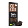 Ekologiškas juodasis šokoladas 70 % RAW, 40 g, COCOA