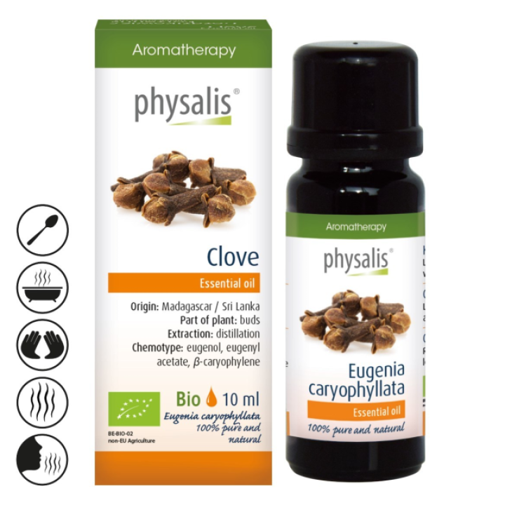 Organic clove essential oil, 10 ml
