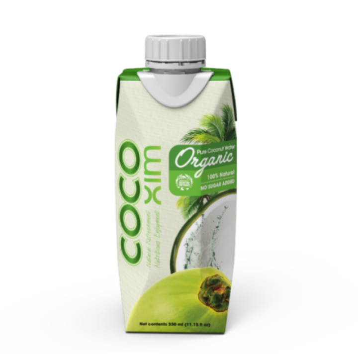 Ekologiškas jaunų kokosų vanduo 330 ml