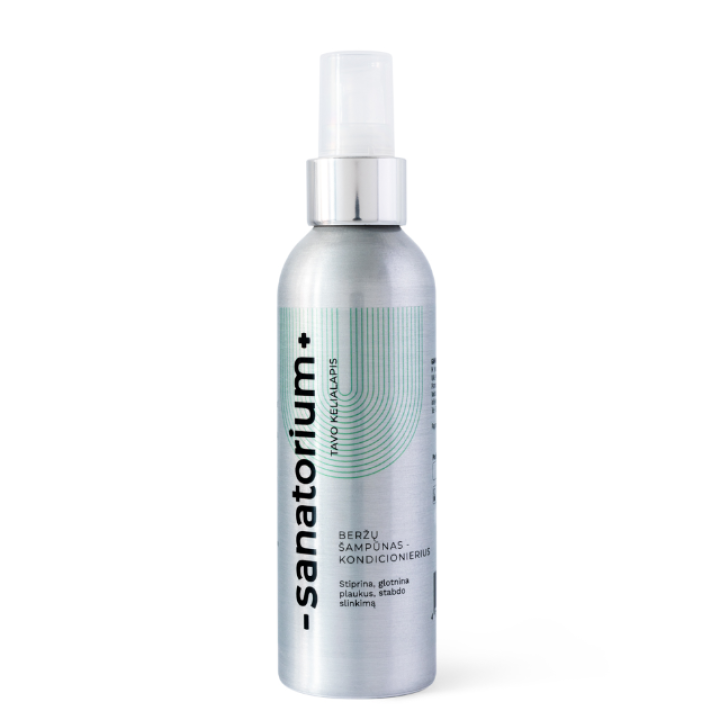 Beržų šampūnas - kondicionierius, 250 ml, SANATORIUM