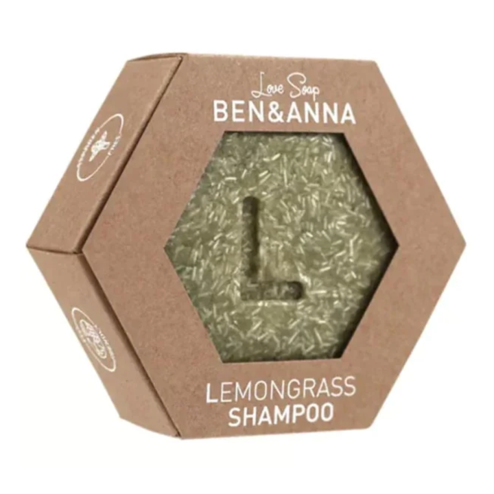 Kietasis šampūnas LEMONGRASS, 60 g, BEN &amp; ANNA