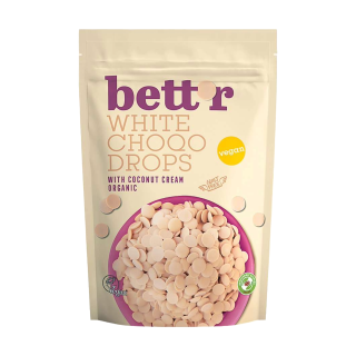 Organic Vegan White Chocolate Drops, 200 g, BETT`R