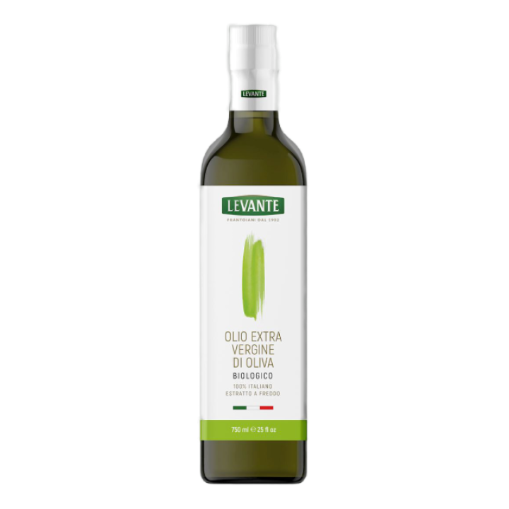 Organic extra virgin olive oil LEVANTE, 750 ml
