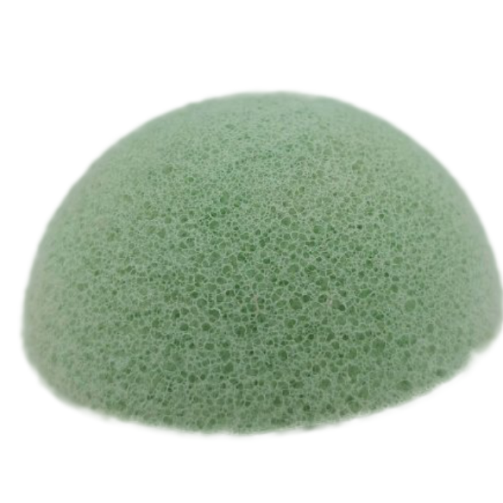 Natūrali kempinėlė iš konjako manano (veidui) Green Tea