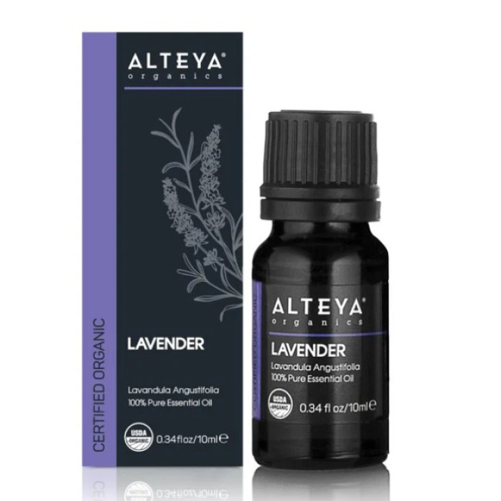 Ekologiškas tikrųjų levandų eterinis aliejus, 10 ml, ALTEYA