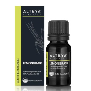 Органическое эфирное масло лемонграсса, 10 мл, ALTEYA