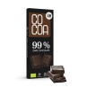 Organic dark chocolate 99% RAW, 40 g, COCOA