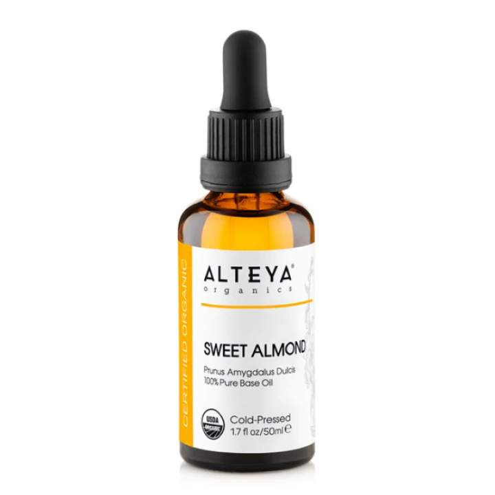 Organic sweet almond oil 50 ml, ALTEYA