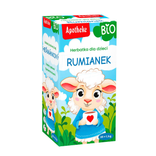 Органический ромашковый чай APOTHEKE для детей с 4 месяцев (20 х 1 г) 20 г