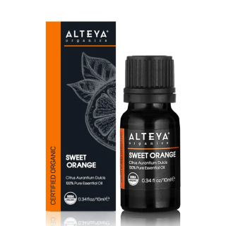 Ekologiškas Saldžiųjų apelsinų eterinis aliejus, 10 ml, ALTEYA