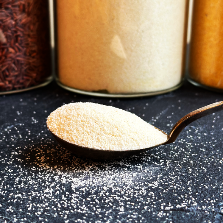 Organic wheat semolina