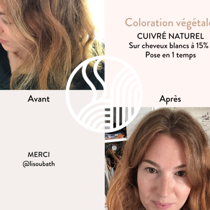 Органическая краска для волос Natural Copper