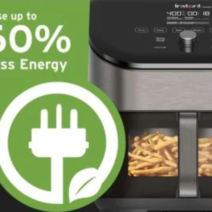 Instant Pot® Vortex® Plus 6QT stainless steel air fryer with ClearCook and OdorErase (5,7L)