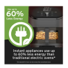 Instant Vortex® Plus nerūdijančio plieno oro gruzdintuvė su ClearCook (5,7L) 6-in-1