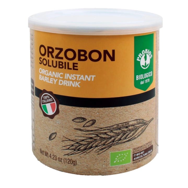 Ekologiškas tirpus miežių gėrimas, 120 g, ORZOBON
