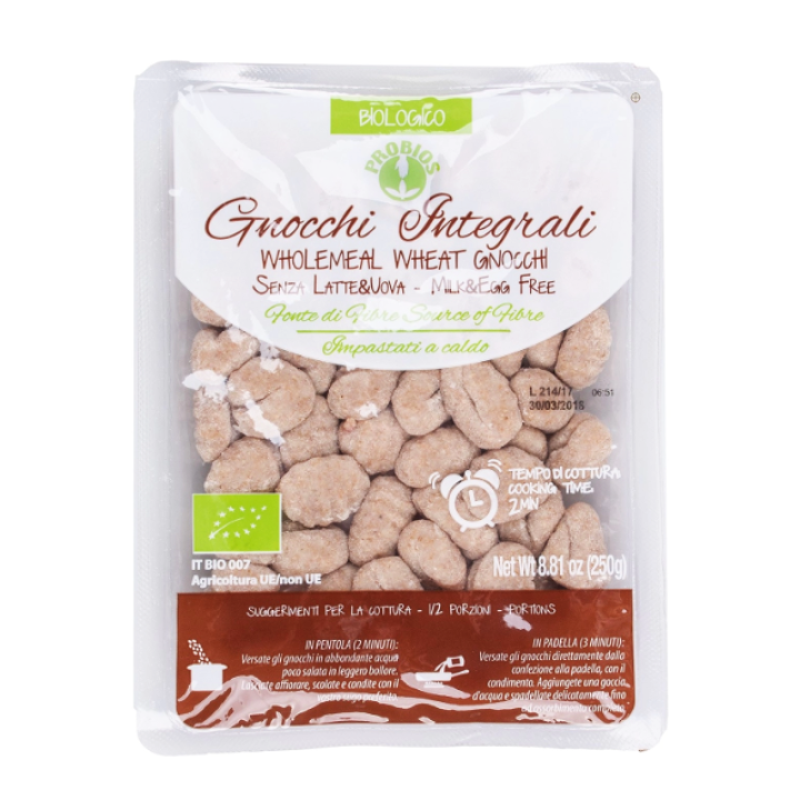 Organic Whole Wheat Gnocchi, with potatoes 250 g