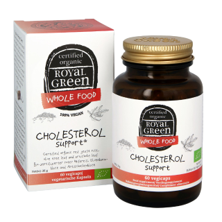 Ekologiškas maisto papildas cholesteroliui palaikyti ROYAL GREEN, 60 kapsulių