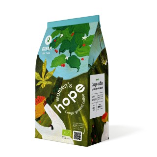 Organic ground coffee Woman's Hope 250 g, Oxfam