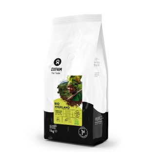 Ekologiška aukštumų malta kava Arabica/Robusta Fair Trade, 1 kg, Oxfam