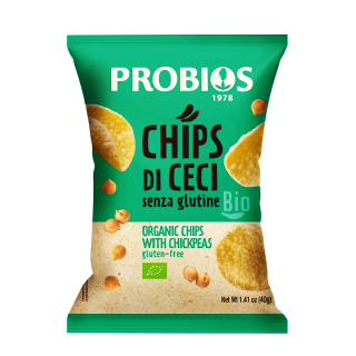 Органические нутовые чипсы, 40 г, PROBIOS