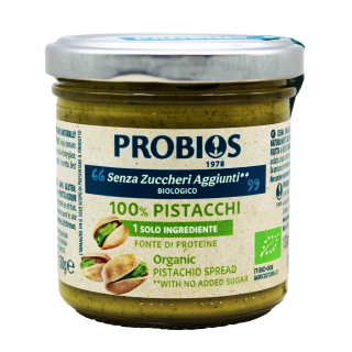 Ekologiškas pistacijų kremas, 130 g, PROBIOS