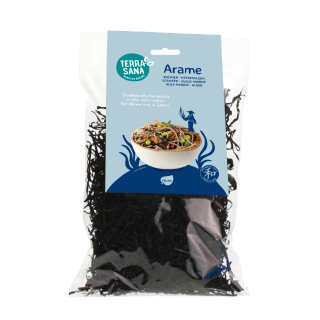 Dried sea vegetables ARAME, 100 g, TERRASANA