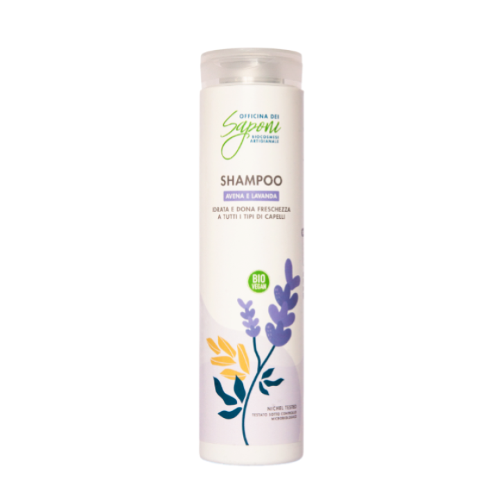 Ekologiškas avižų ir levandų šampūnas, 200 ml, Officina dei Saponi