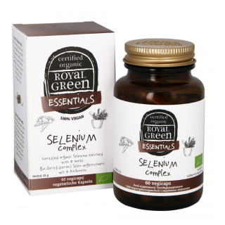 Ekologiškas Seleno kompleksas, ROYAL GREEN, 60 kapsulių