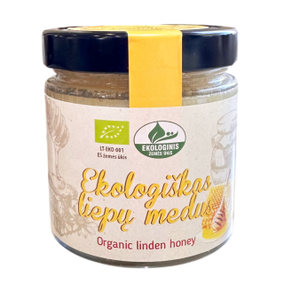 Ekologiškas liepų medus, 500g