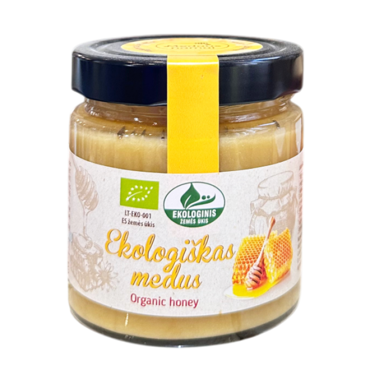 Ekologiškas pievų medus, 500 g