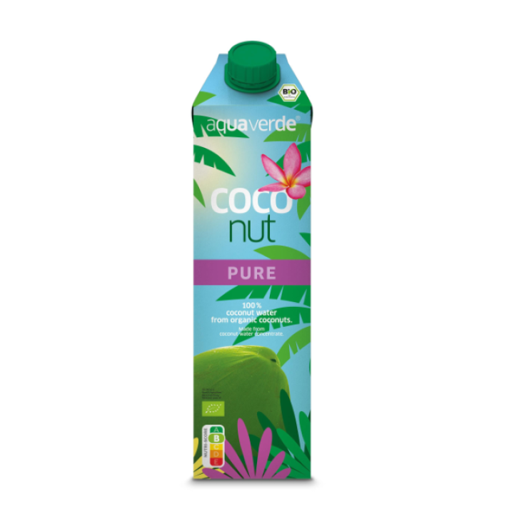 Ekologiškas kokosų vanduo AQUA VERDE 1 L