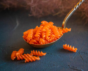 Organic red lentil pasta, gluten-free