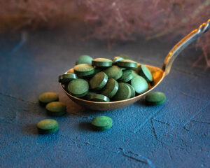 Organic spirulina tablets 500 mg