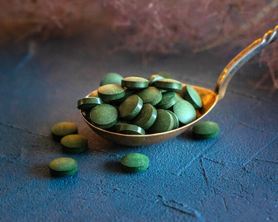 Organic spirulina tablets 500 mg