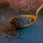 Органические семена черного кунжута