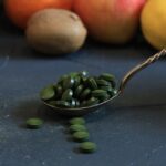 Organic Spirulina and Chlorella blend tablets (500 mg)