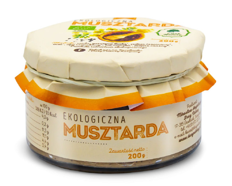 Ekologiškos garstyčios Organic mustard, 200 g - Image 1