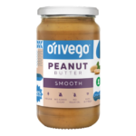 Ekologiškas švelnus žemės riešutų sviestas 340 g Orivego